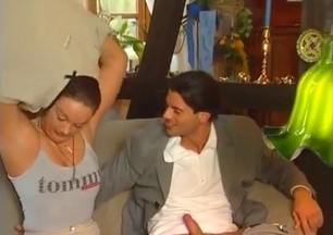 Slutty redhead mom enjoys nasty incest banging