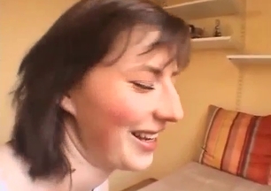 Mommy licks her daughter's shaved pussy in a hot way