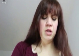 Busty sister rides my dick without getting naked